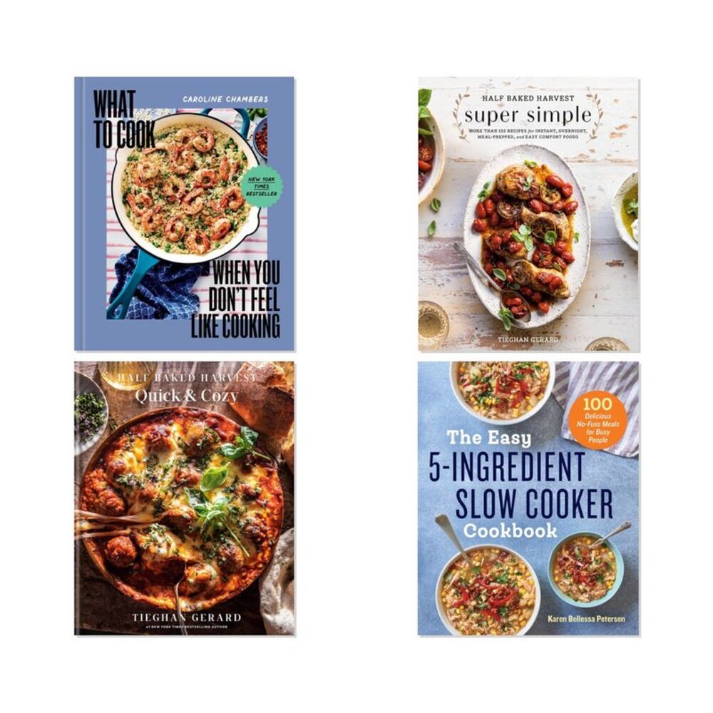 Quick & Easy Weeknight Meals 4-Book Complete Bundle Set - Cookbooks